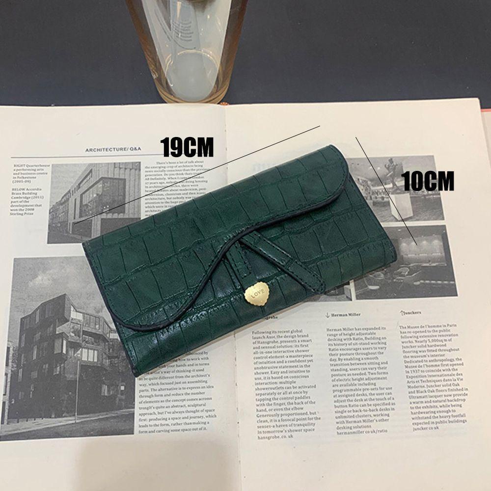 MIHAN1 Ví Cầm Tay Dáng Dài Nhiều Ngăn Thiết Kế Đơn Giản