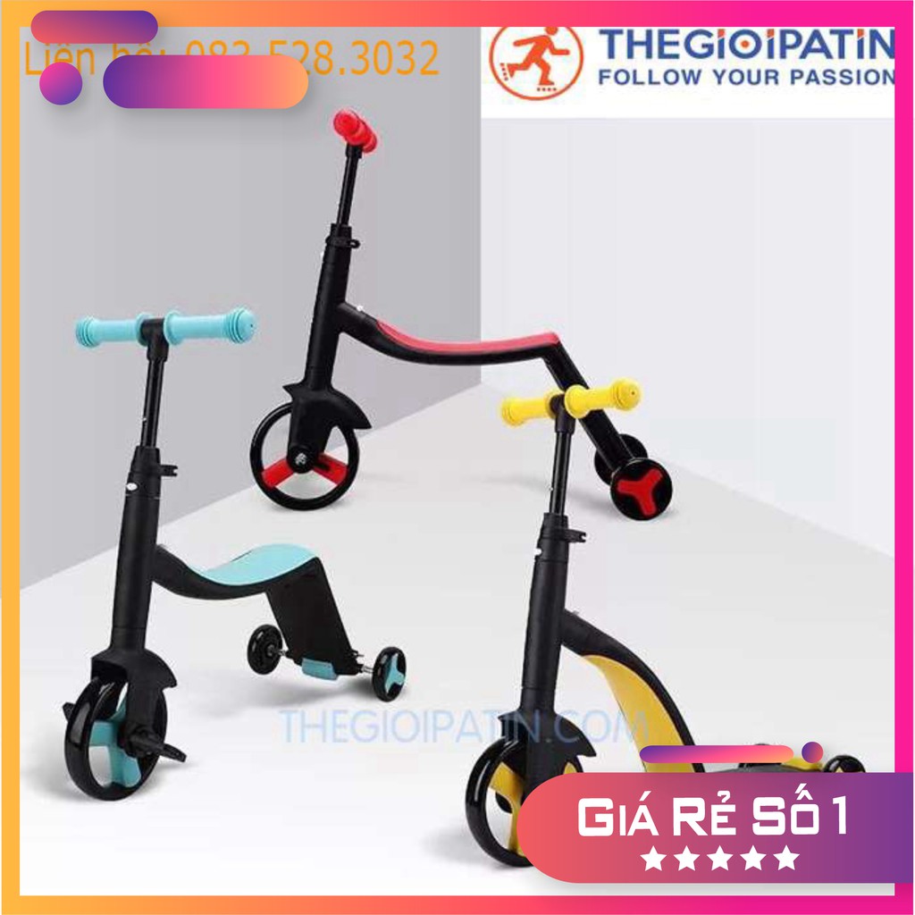 Xe scooter Nadle 3 in 1, xe scooter trẻ em cao cấp
