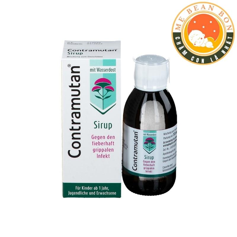 Siro Contramutan N saft của đức chống cảm cúm sốt ho viêm đường hô hấp, nhức đầu đau nhức mỏi người - mẹ bean bon
