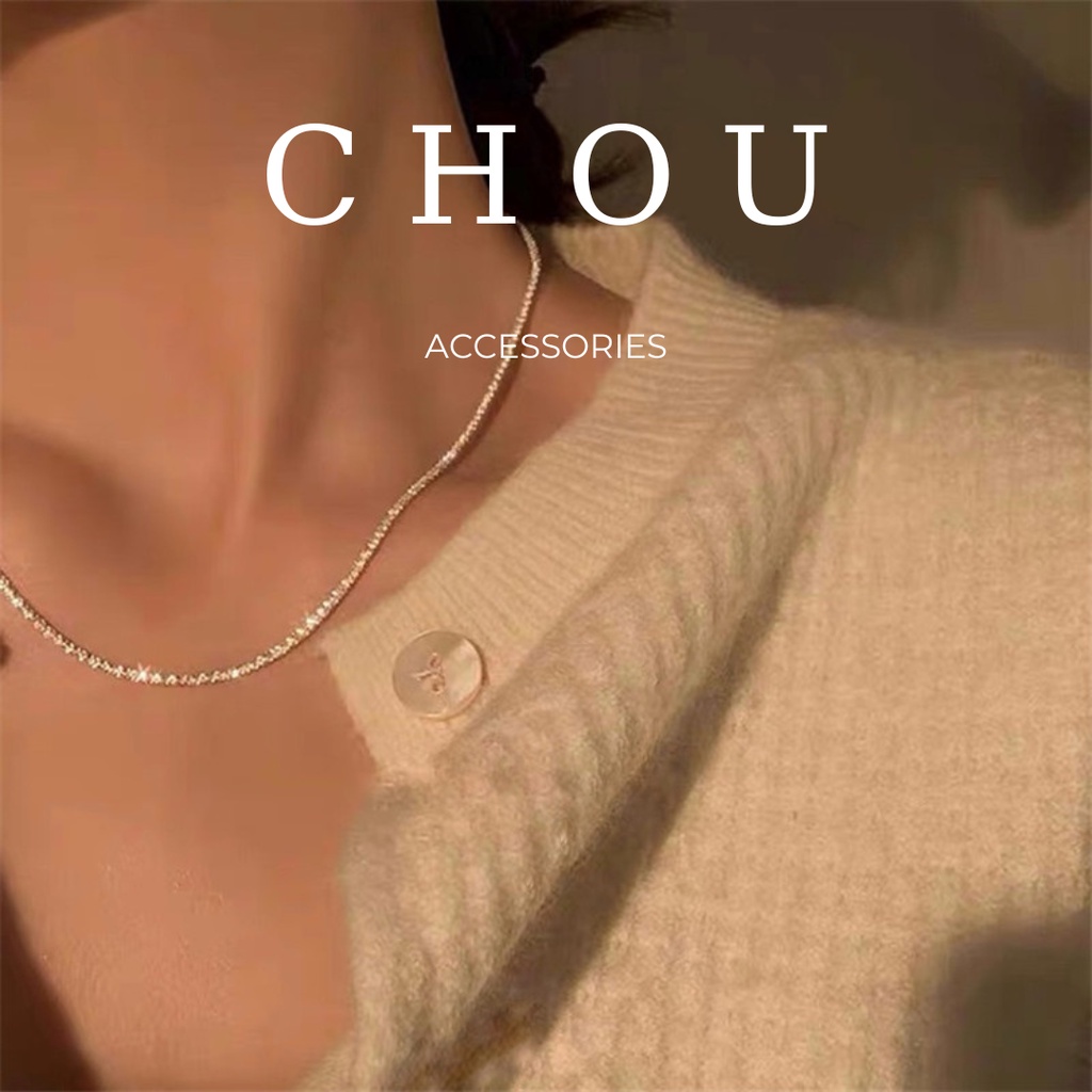 Dây Chuyền Trơn Basic Lấp Lánh | CHOU ACCESSORIES |