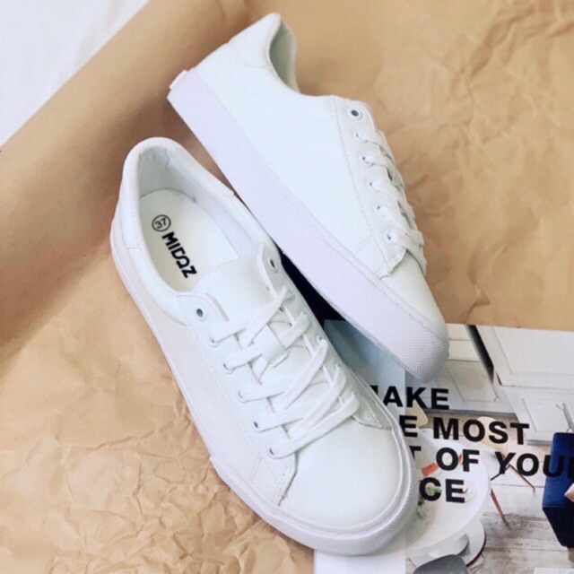 Giày sneaker trắng MIDAZ (Nam-Nữ) - U00001 | BigBuy360 - bigbuy360.vn