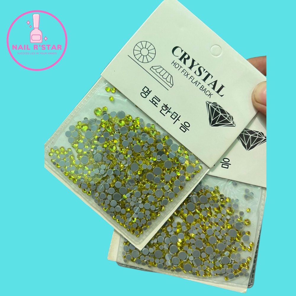 Đá Chân Bằng Trang Trí Móng - set 1200 viên/bịch cao cấp chuyên dụng cho ngành nail NAIL R’STAR