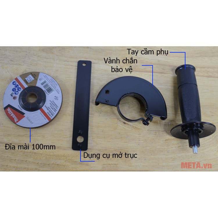 Máy mài góc 9553 NB MAKITA- công tắc thân