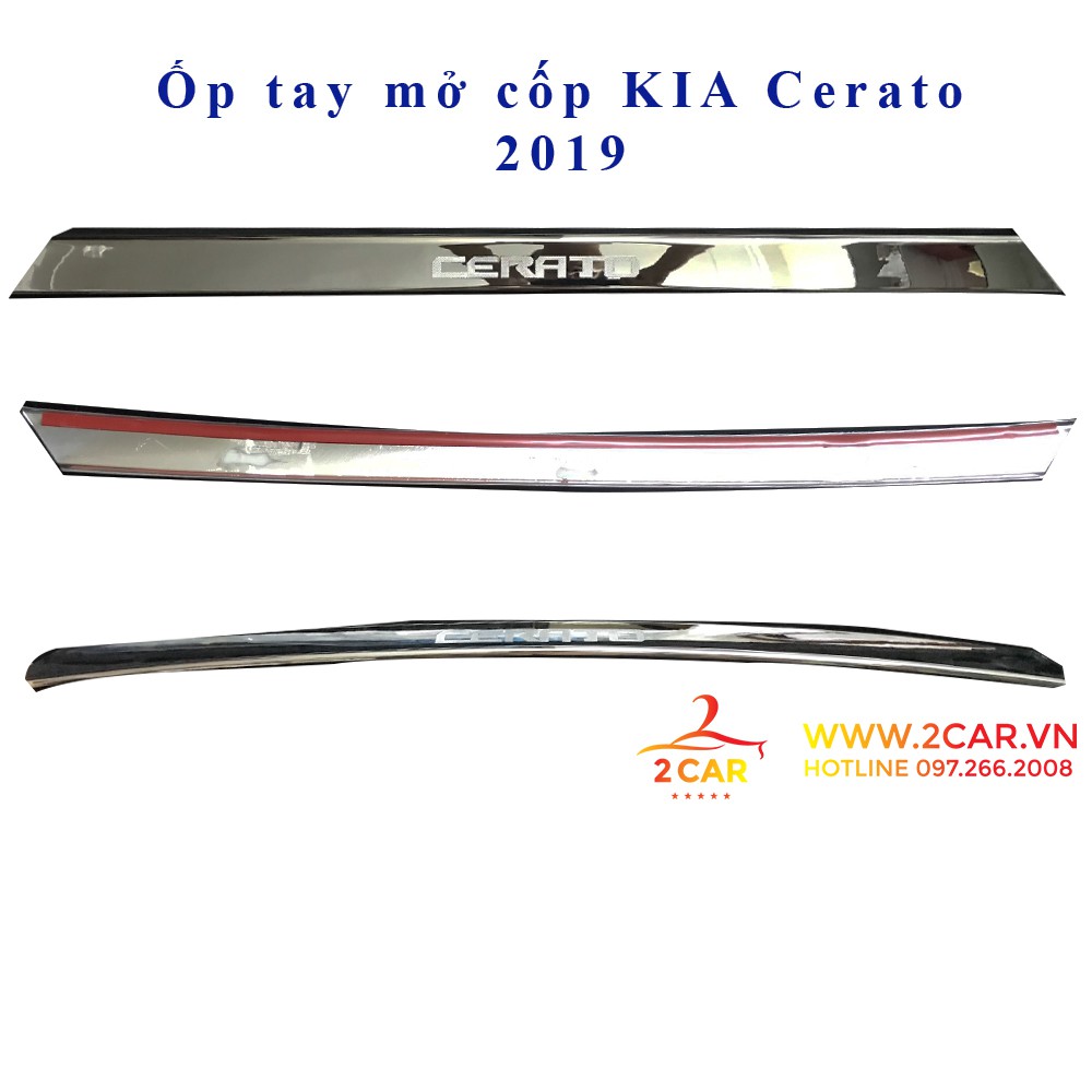 Ốp tay mở cốp xe Kia Cerato 2019 - 2021