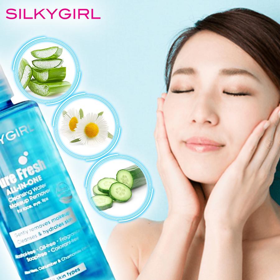 Tẩy Trang Silkygirl Micellar Pure Fresh All-In-One 150ml