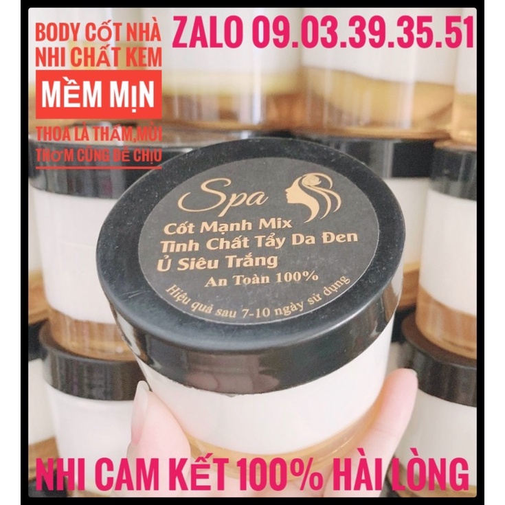 cốt mixx body 2 lớp trăng min và hết thâm