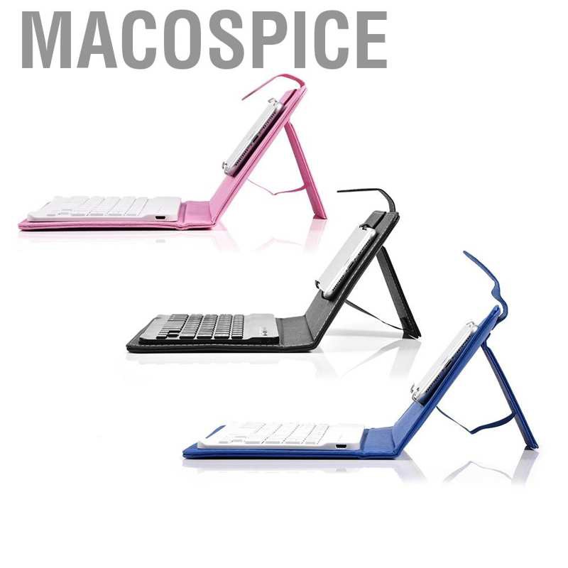Bao Da Điện Thoại Bằng Da Pu Kèm Bàn Phím Bluetooth Macospice 7 '' Cho Hệ Điều Hành Android Và Ios | BigBuy360 - bigbuy360.vn