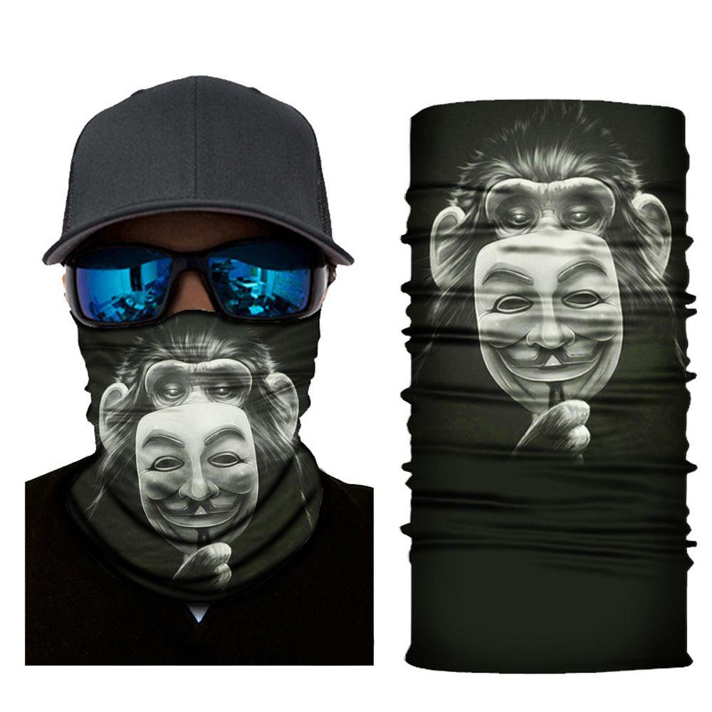 Khăn Bandana Che Nửa Mặt Và Cổ Chống Gió Ma Thuật Hình Đầu Lâu
