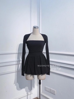 ÁO THUN ZIP CỔ VUÔNG CHẤT ĐẸP MS12344