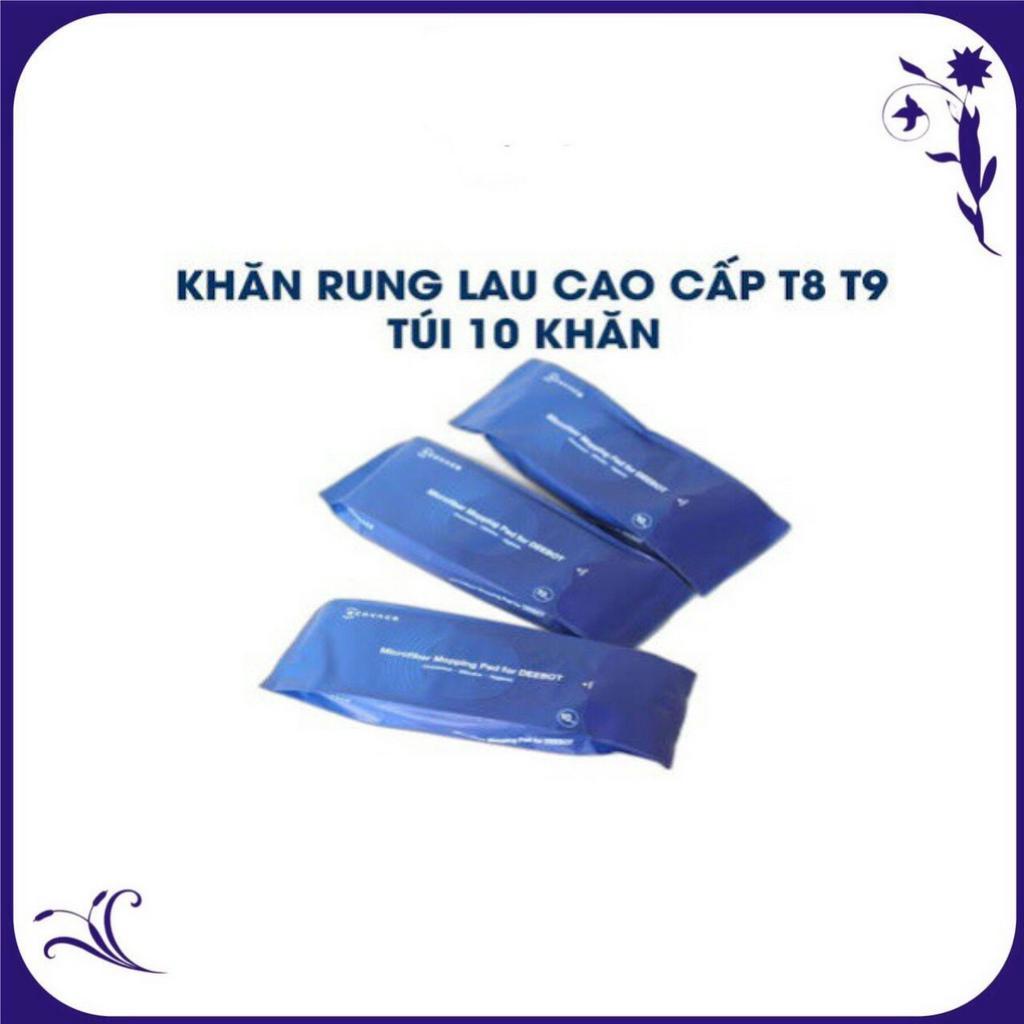 Phụ Kiện Túi 10 Khăn Lau Rung Chính Hãng Robot Hút Bụi Ecovacs Deebot T8, T8 Aivi, T8 Power, T8 Max, T9, T8 Plus T9 Plus