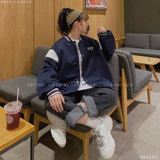 [KB597]🧸 Áo khoác bomber FOREST Hàn Quốc (Có sẵn/ảnh thật)