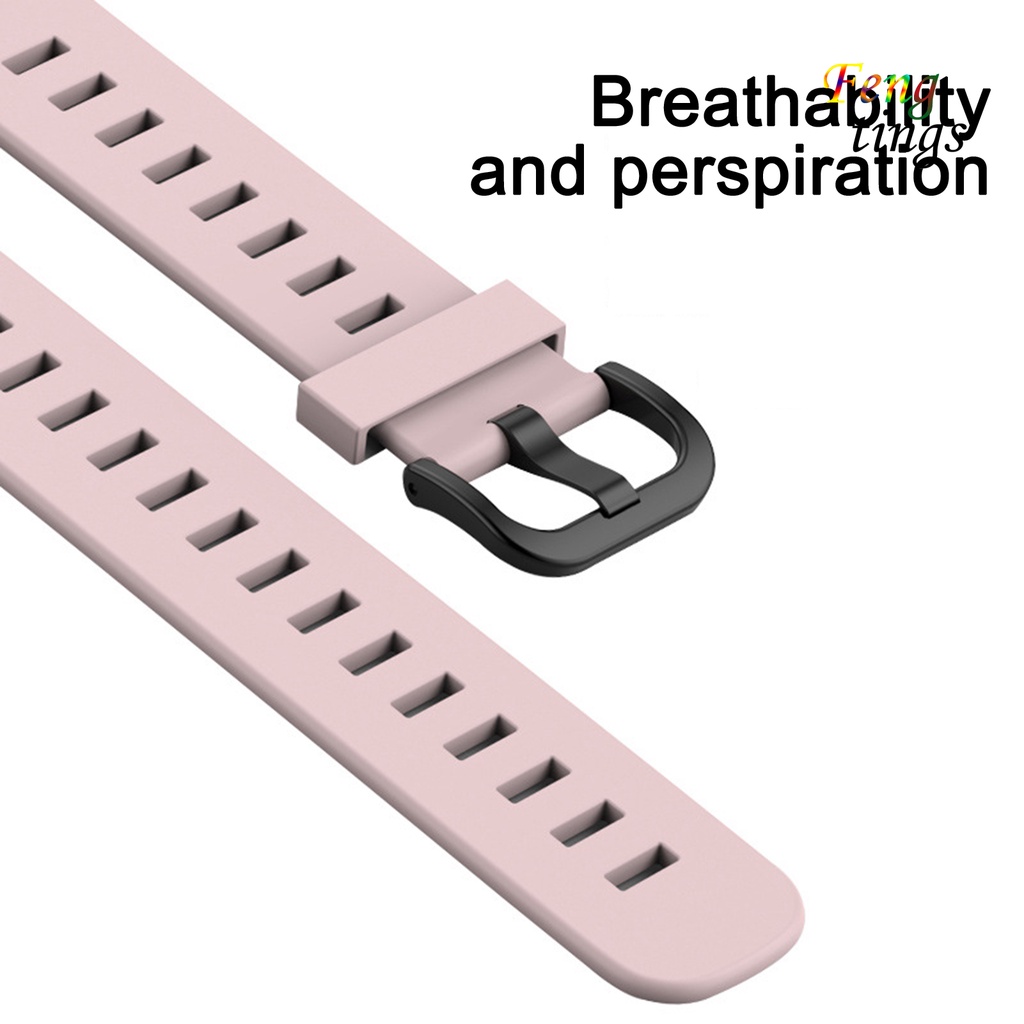 Dây đeo đồng hồ thông minh thể thao gài khóa thoáng khí chống mồ hôi cho Huawei Honor Band 6