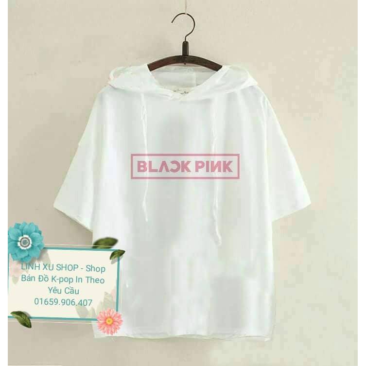 Áo hoodie Blackpink tay lỡ