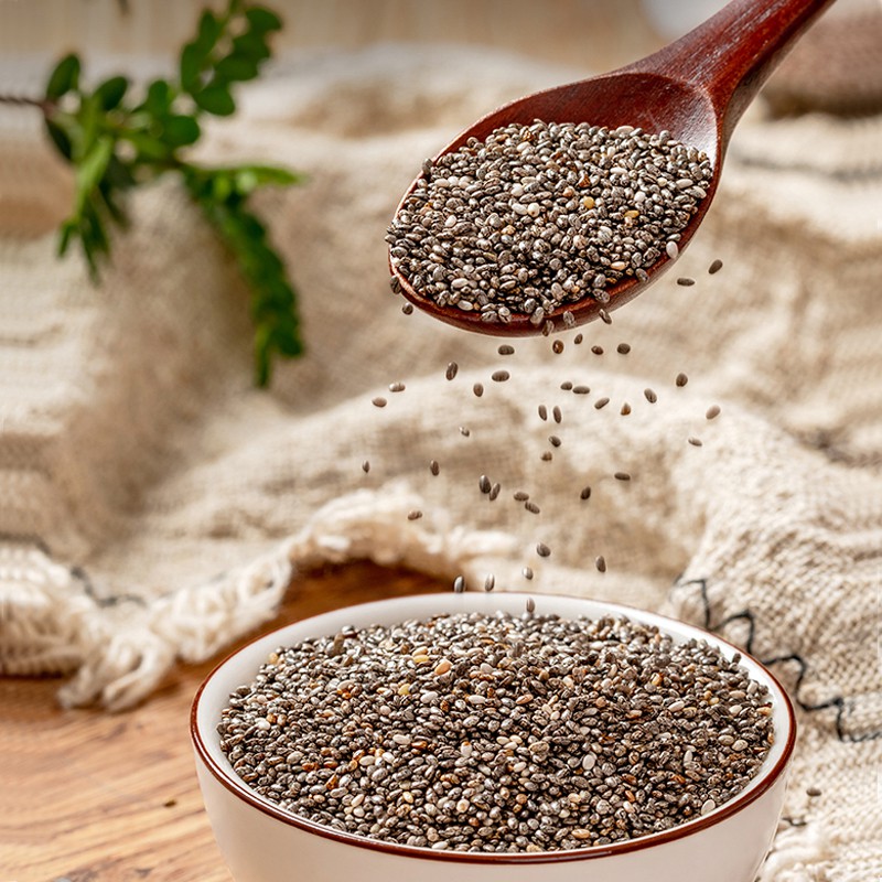 1 Kg Hạt Chia Úc Tím Organic Hạt Tròn Đẹp Tốt Dáng Đẹp Da