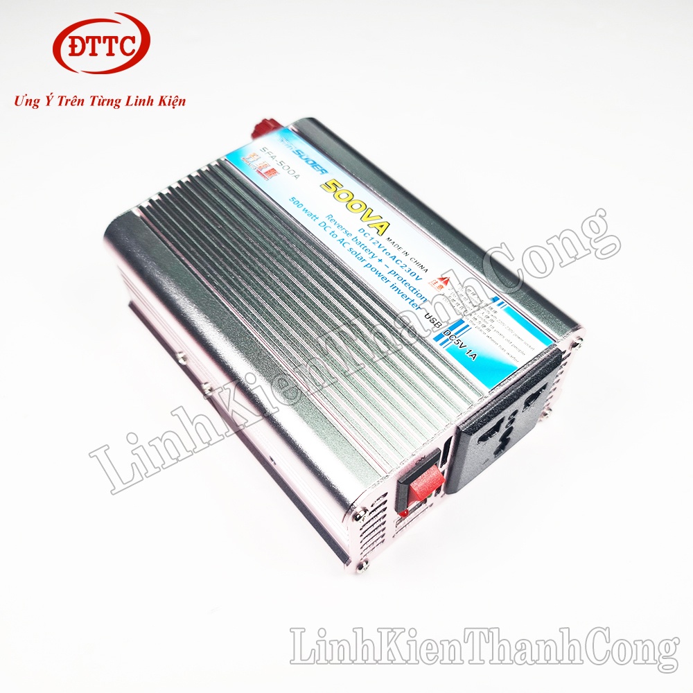 Bộ Kích Điện Inverter SUOER 12V 500W SFA-500A (Chính Hãng)