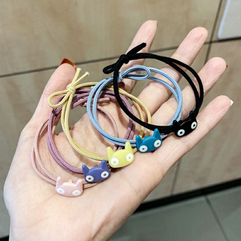 Chun cột buộc tóc mặt mèo thời trang
