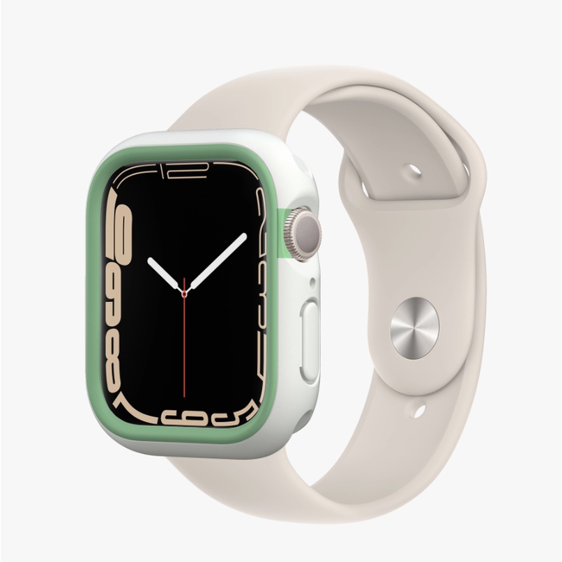 Ốp viền Rhinoshield CrashGuard NX iWacth màu trắng mix Series 4/5/6/7/SE size 38/40/41mm 42/44/45mm