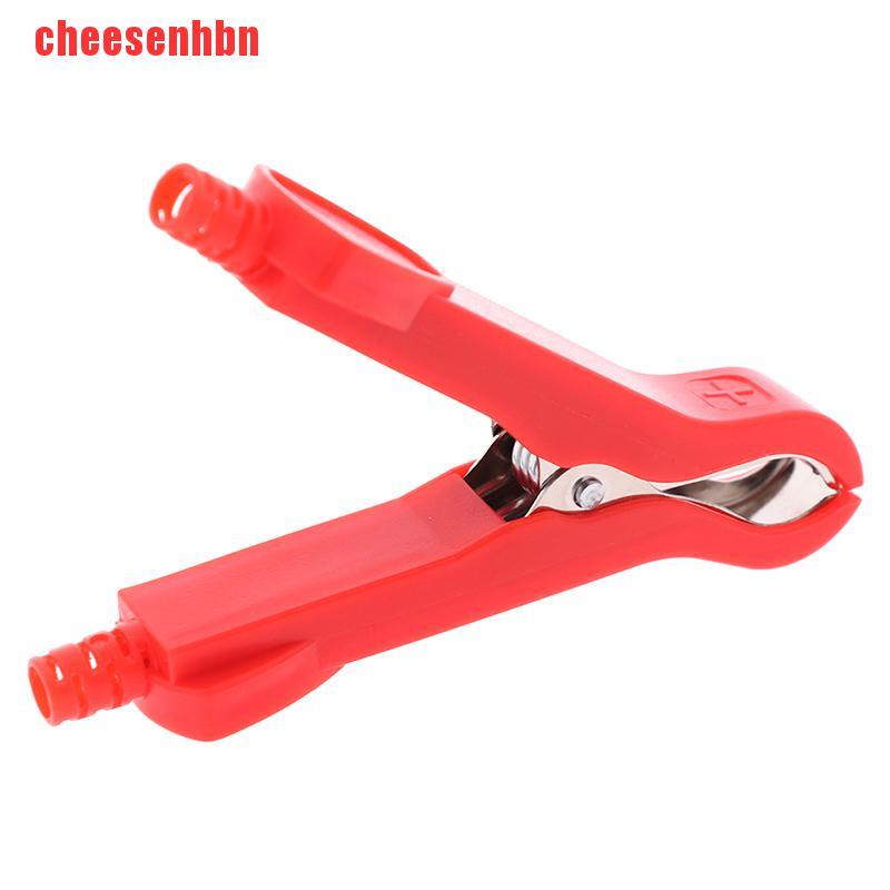 [cheesenhbn]1Pair 30a insulated crocodile clips 90mm low voltage test alligator clamps