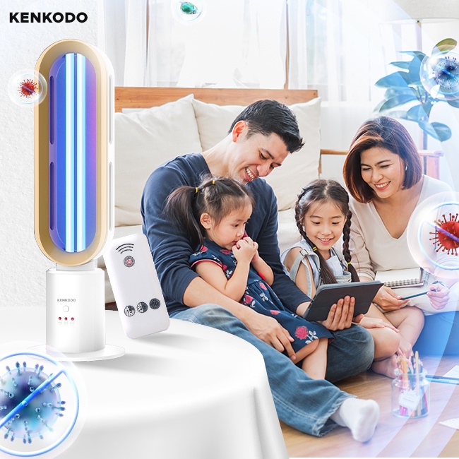 Đèn diệt khuẩn UV-C KENKODO KK-19 làm sạch không khí, bảo vệ sức khoẻ