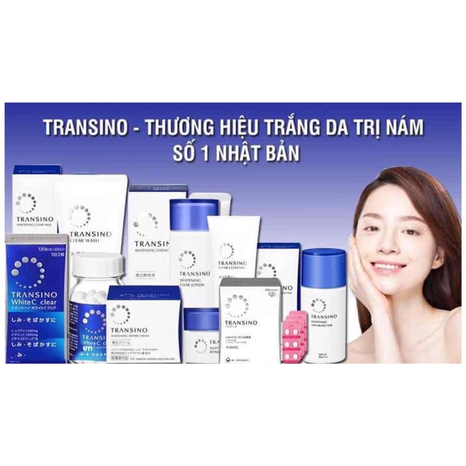 Set mini Transino 5 món NGỪA NÁM TÀN NHANG dưỡng da sáng mịn hiệu quả trong 7 ngày chính hãng Nhật Bản