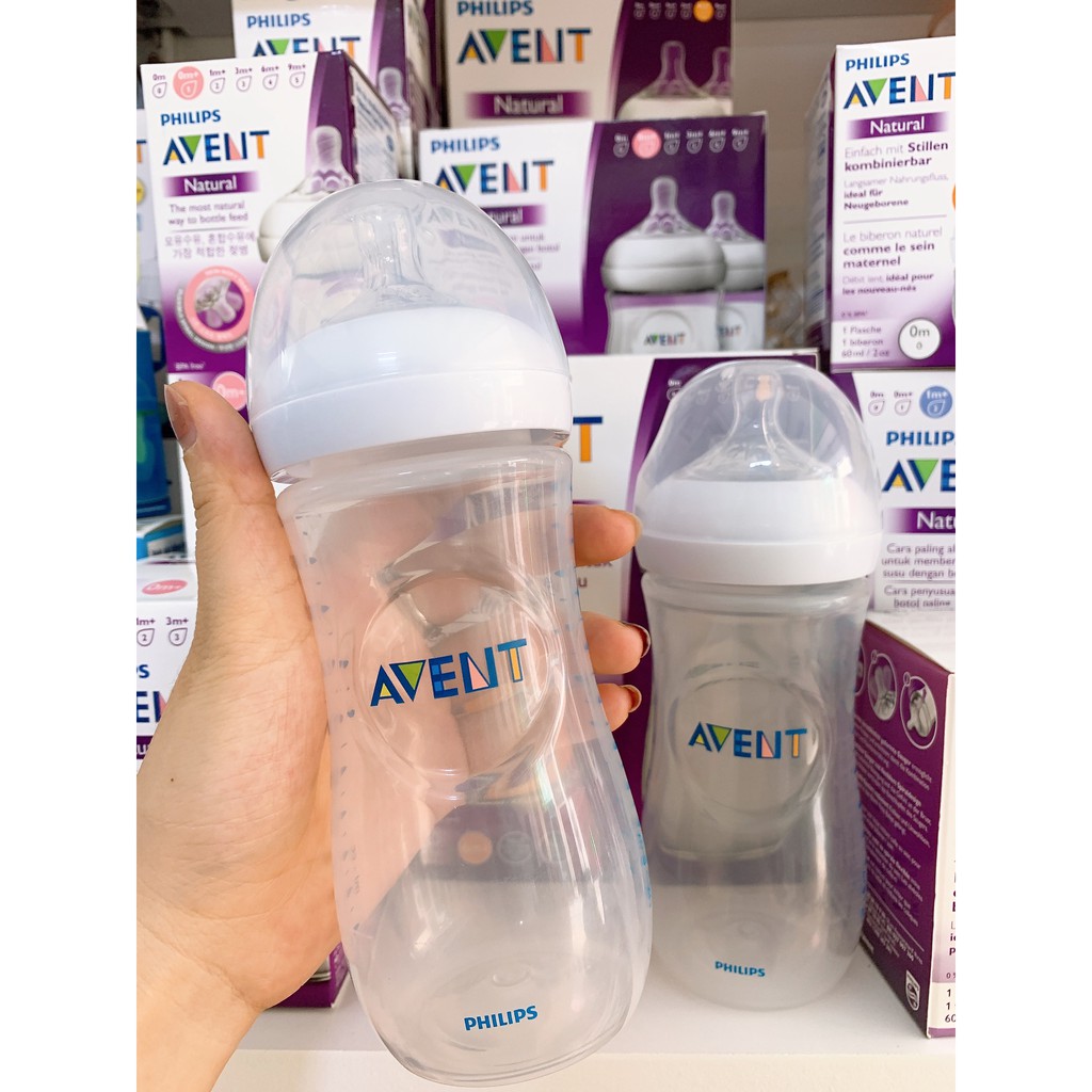 Bình sữa Natural Avent 60ml/125ml/260ml/330ml