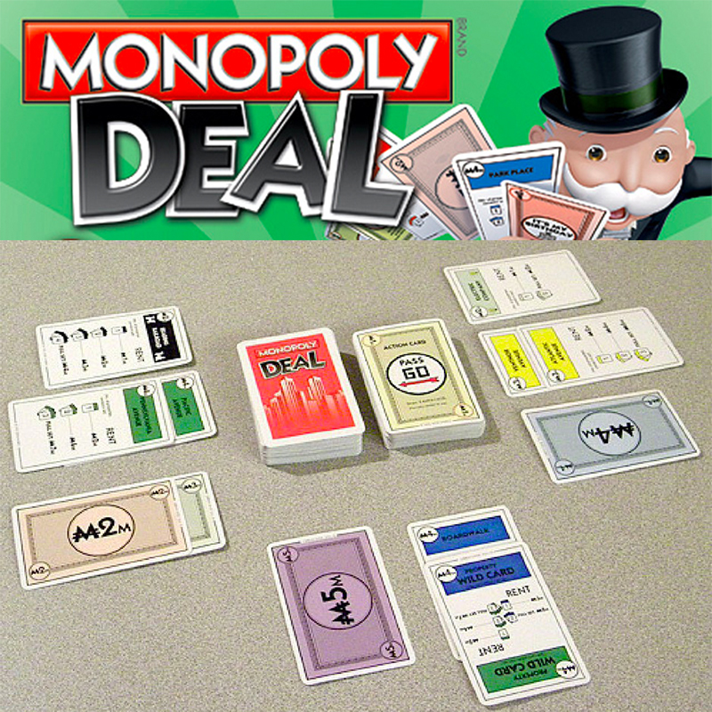 Bộ Thẻ Bài Chơi Game Monopoly Deal Vui Nhộn