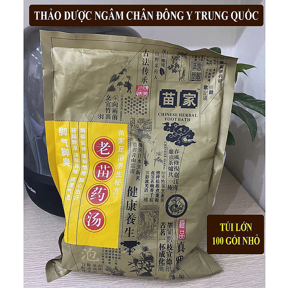 Thảo dược ngâm chân, gói ngâm chân, chống suy nhược cơ thể, nhiễm lạnh…hiệu quả hơn khi dùng với máy massage chân