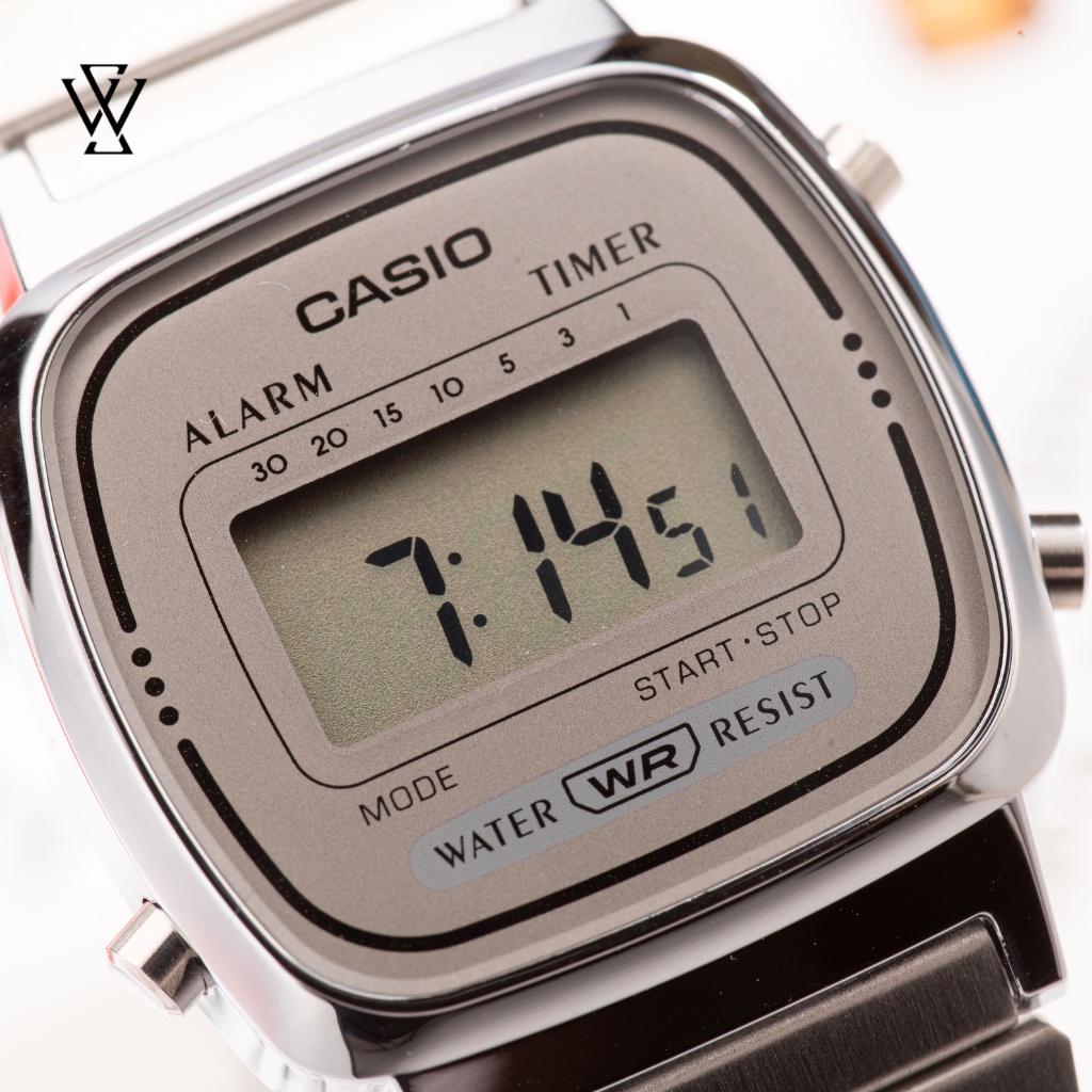 Đồng Hồ Điện Tử Nữ Casio WATCHSTORE LA670WA-7DF, Mặt Kính Nhựa 24.6mm, Dây Kim Loại, Vỏ Nhựa Cao Cấp