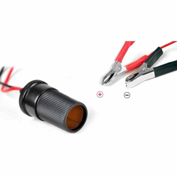 Cáp chuyển kẹp chì ắc quy sang tẩu 12v ôtô