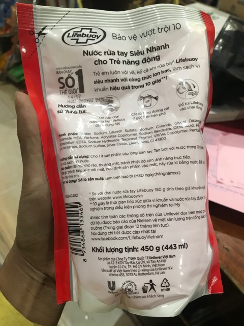 NƯỚC RỬA TAY LIfeboy 400g