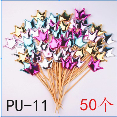 50 Que Cắm Trang Trí Bánh Kem Sinh Nhật