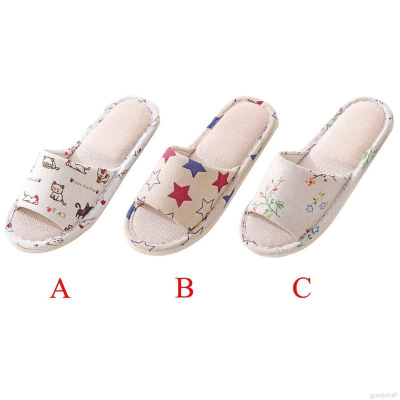 Dép Đi Trong Nhà Chất Liệu Lanh Cao Cấp Thời Trang Cho Cả Nam Và Nữ