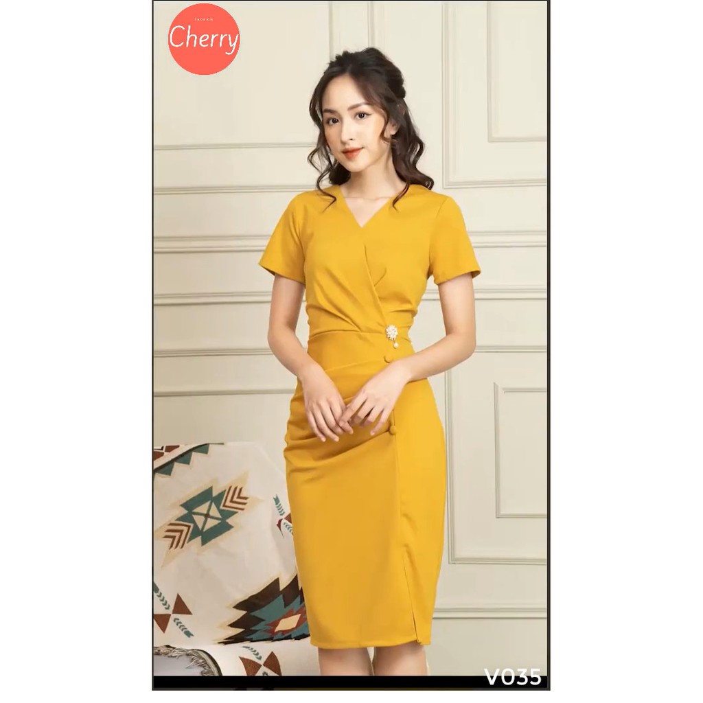 Váy liền thân dáng dáng maxi cực đẹp - một trong những chiếc váy thiết kế của Cherry Store - V035