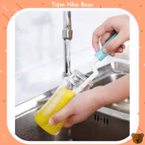 Bộ Vệ Sinh Cọ Rửa Bình Sữa, Ly, Tách Năm Size