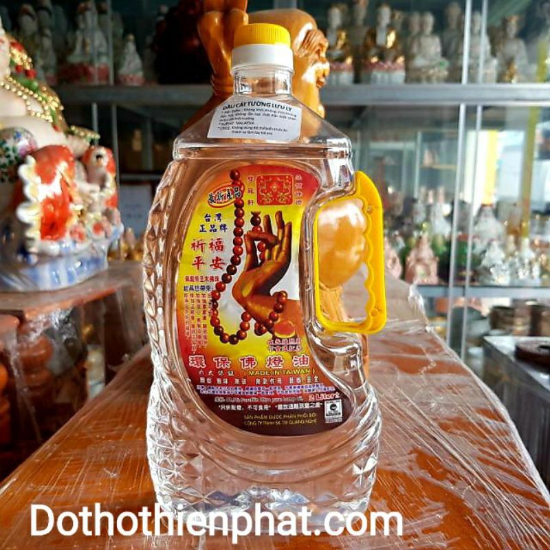 Chai dầu lưu ly cát tường 2 lít