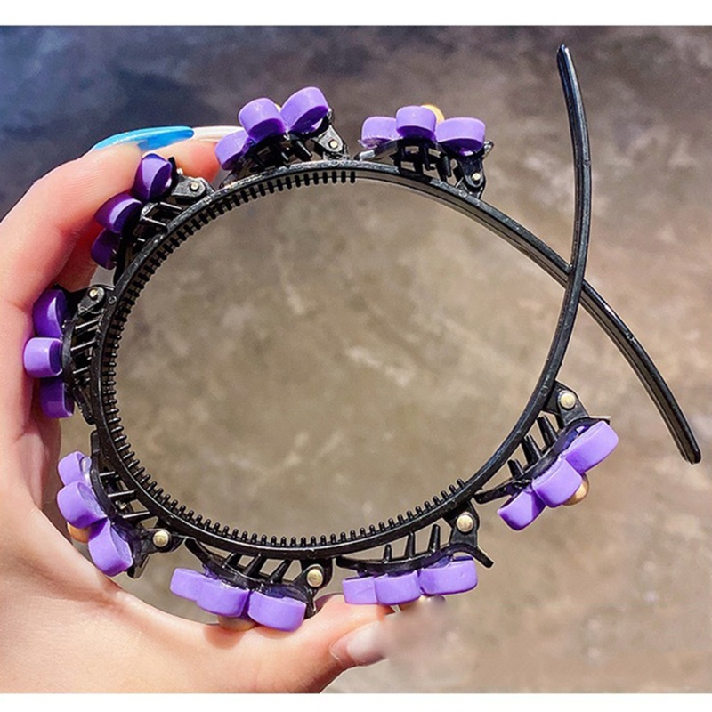 Băng Đô Cài Tóc Hai Lớp Họa Tiết Hoạt Hình Xinh Xắn