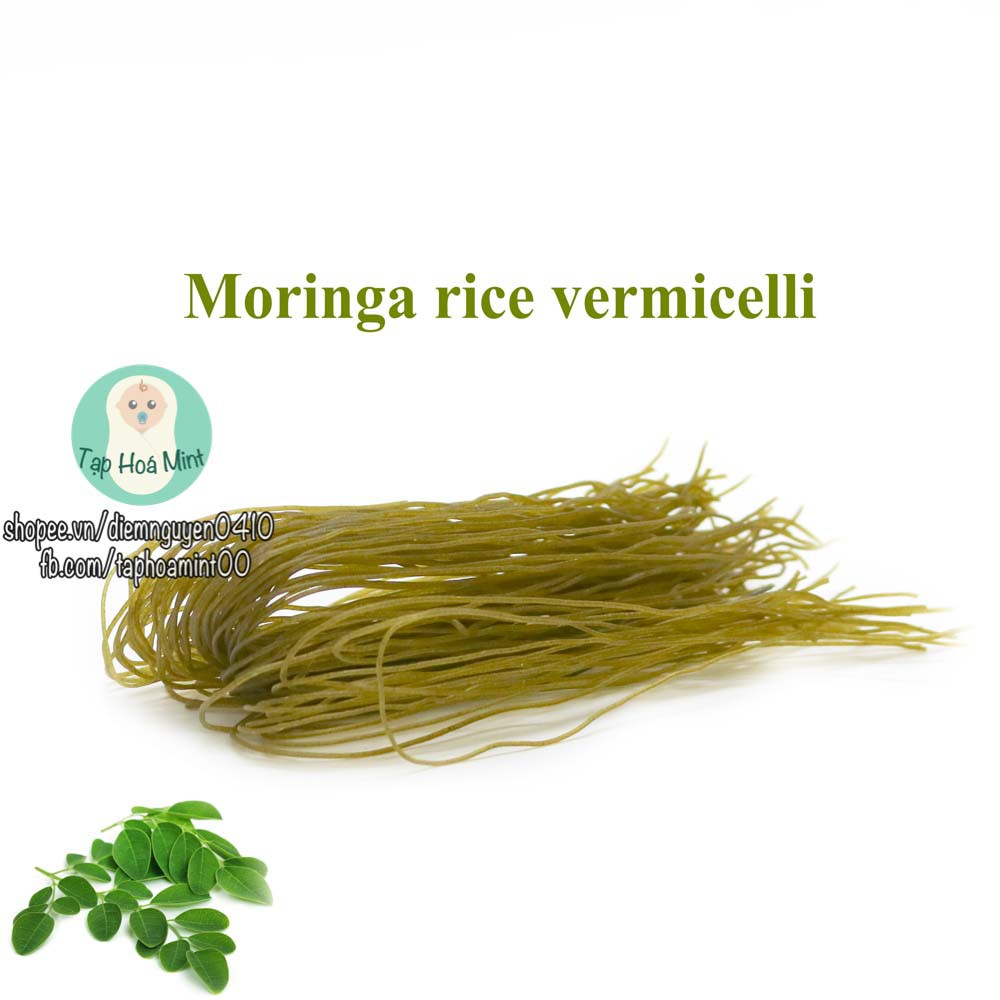 Bún chùm ngây tách muối Hoa sữa food gói 400g không chất bảo quản - ăn dặm Mint