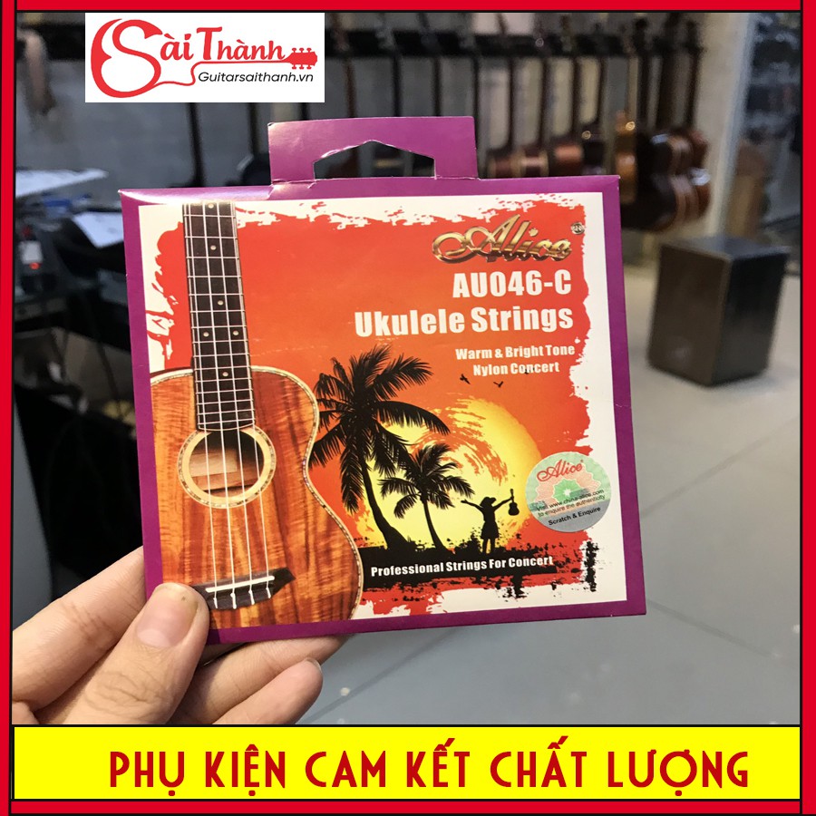 Dây Đàn Ukulele ST.Real Guitar Sài Thành mã UK13 chất liệu dây nilon 1 bộ 4 sợi.