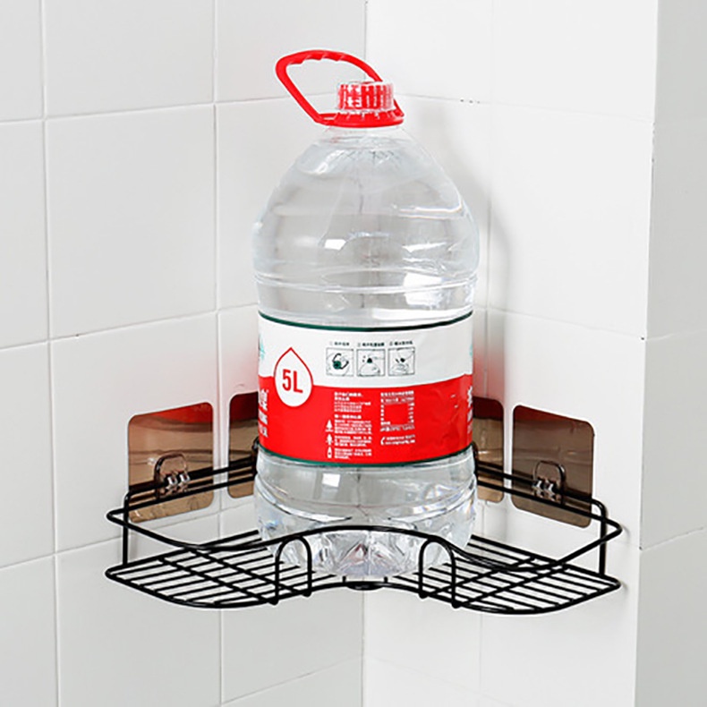 Kệ Góc Inox Dán Tường Nhà Tắm Kệ Chữ Nhật Để Đồ Nhà Bếp Nhà Tắm Thông Minh Tặng Kèm Miếng Dán Tường Siêu Dính