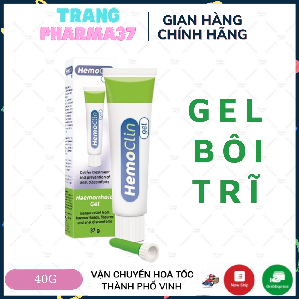 HEMOCLIN - Gel giúp phòng ngừa bệnh trĩ và nứt hậu môn, hỗ trợ giảm cảm giác khó chịu ở hậu môn