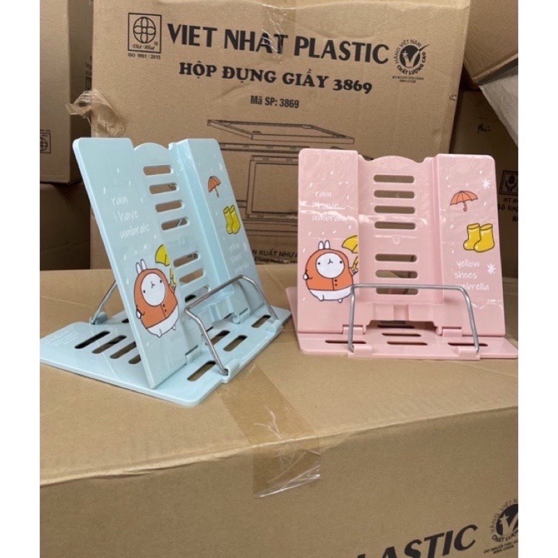 Giá đỡ đa năng Hokori Việt Nhật có thể gấp gọn dùng để kẹp sách hay đỡ điện thoai tiện dụng