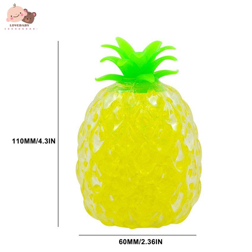 [HOT]Pineapple Decompression Vent Ball Stress Relief Squeeze Squishy Ball Toy