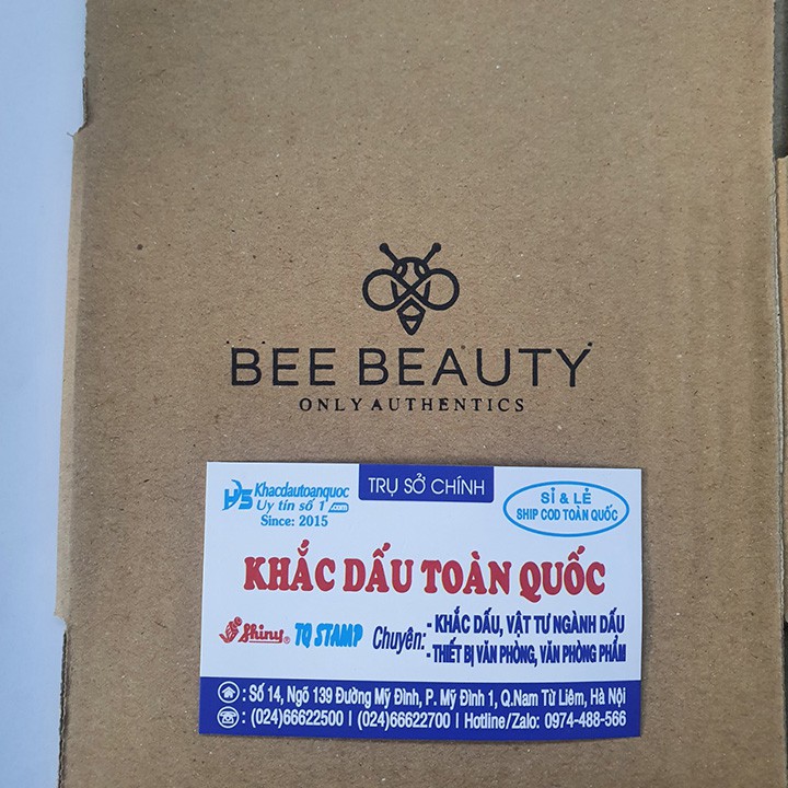 Con dấu liền mực khổ lớn chuyên dập lên thùng Carton