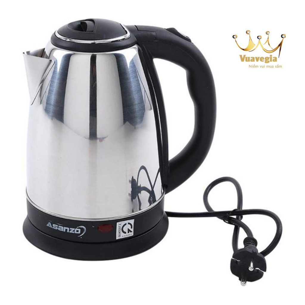 BÌNH ĐUN SIÊU TỐC 1.8L ASANZO SK-1800  HÀNG CHÍNH HÃNG BẢO HÀNH 12 THÁNG