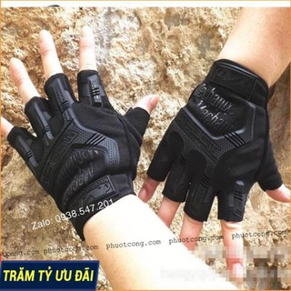 [Hàng Loại 1 – vải đẹp]  Bao tay xe máy Mechanix hở ngón