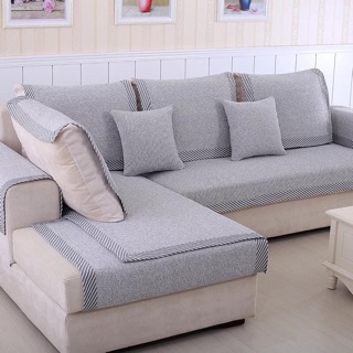 Bọc sofa vải lanh đơn giản 706 size 70*70cm