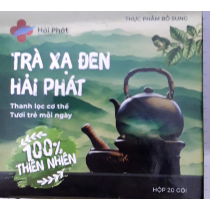Trà xạ đen hải phát thanh lọc cơ thể tươi trẻ mỗi ngày Hộp 20 gói