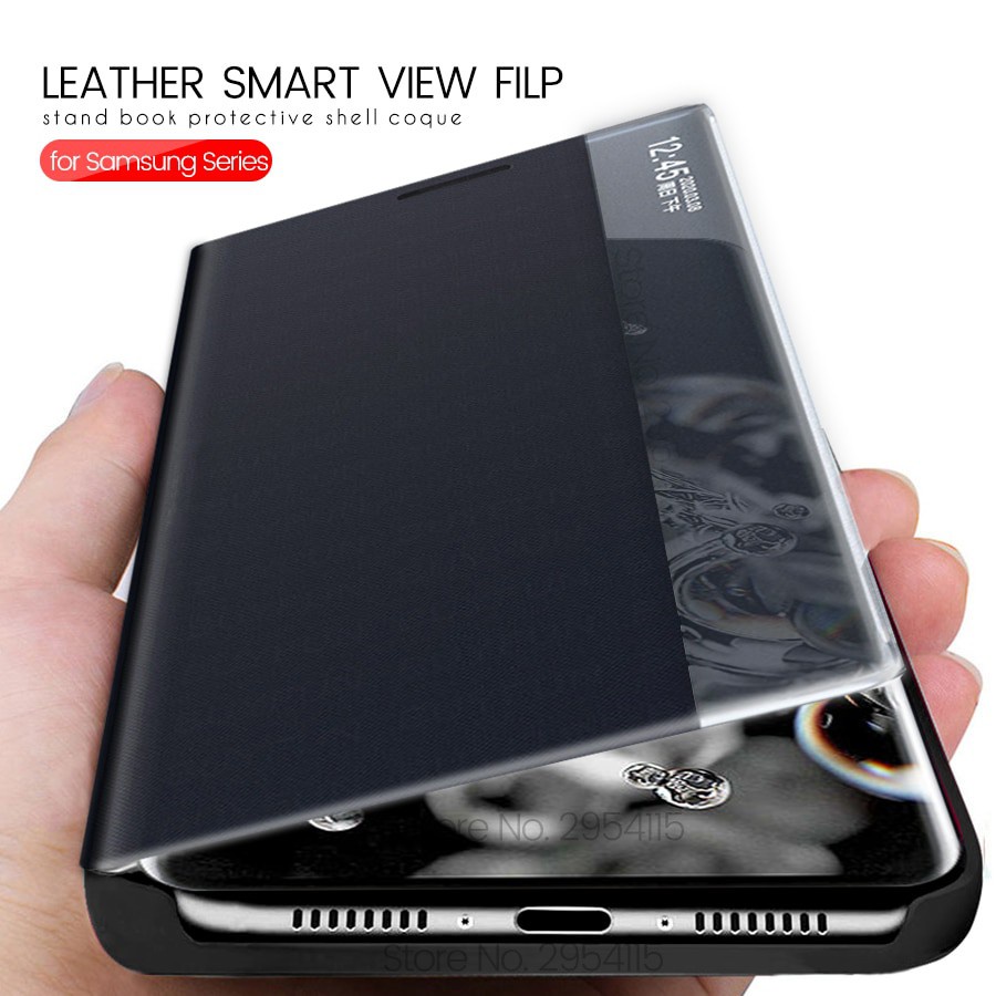 Ốp Smart View Flip Case Cover cho Samsung Galaxy Note 10+/9/8/7 S10+ Protective Shell