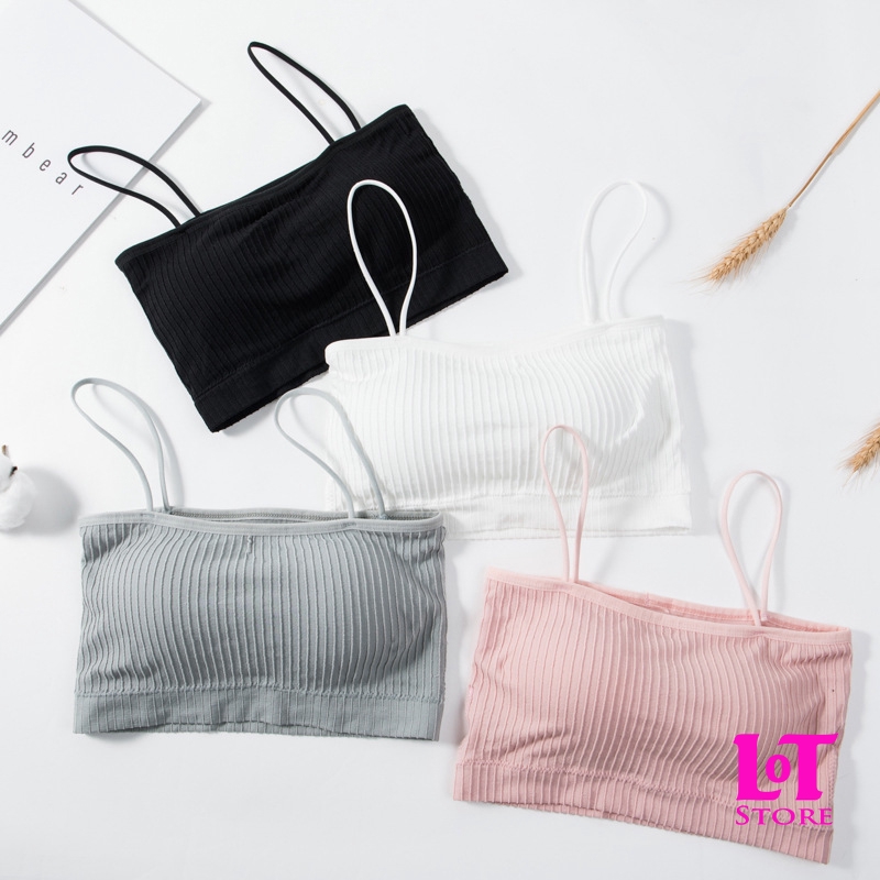 [Mã WARN10 giảm 10K đơn 99K] Áo Bra Cotton 2 Dây Gợi Cảm Trẻ Trung RRTEWSD AL05 | BigBuy360 - bigbuy360.vn