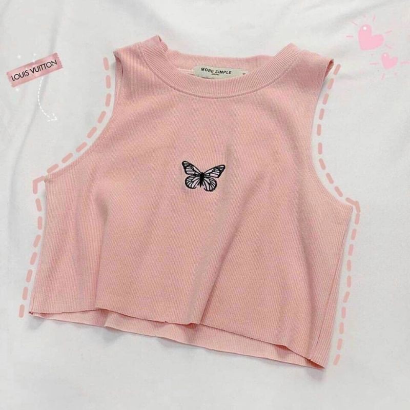 Áo kiểu croptop ba lỗ sát nách | BigBuy360 - bigbuy360.vn